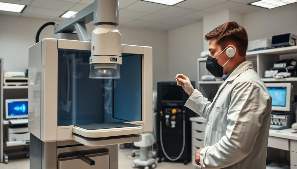 equipo de radiografía industrial